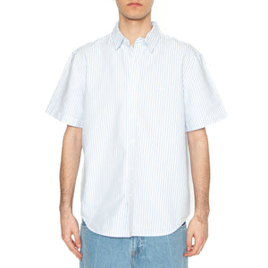 SS Authetic Button Down Waylon Striper D - Camicia Maniche Corte Uomo Multicolore A9161-0015 . LEVIS 