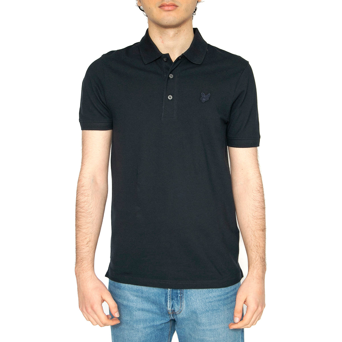 Tonal Eagle Polo Shirt Dark Navy - Polo Uomo Blu SP400TON-Z271 . LYLE & SCOTT 