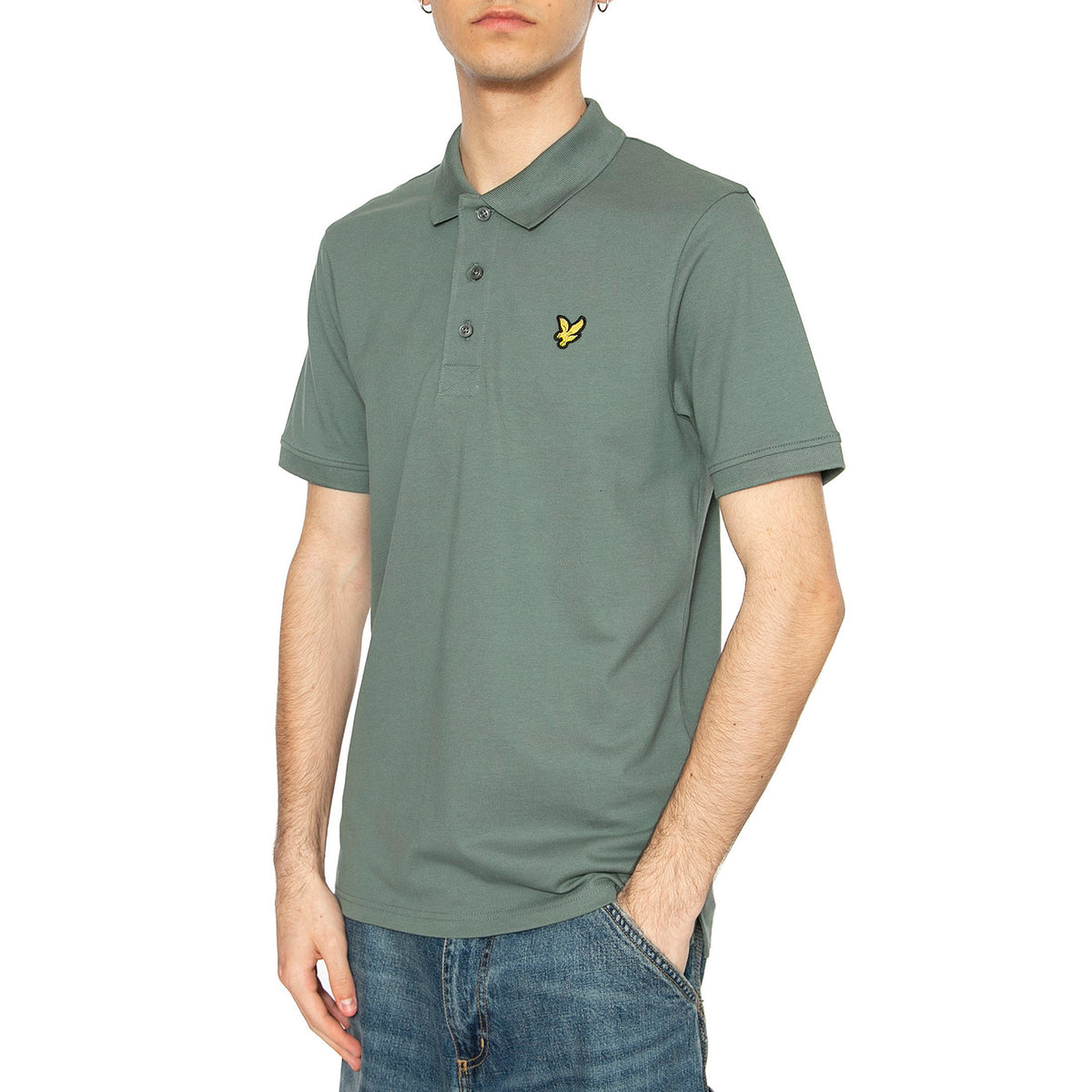 Plain Polo Shirt Green Mercurial - Polo Uomo Verde SP400VOG-X583 . LYLE & SCOTT 