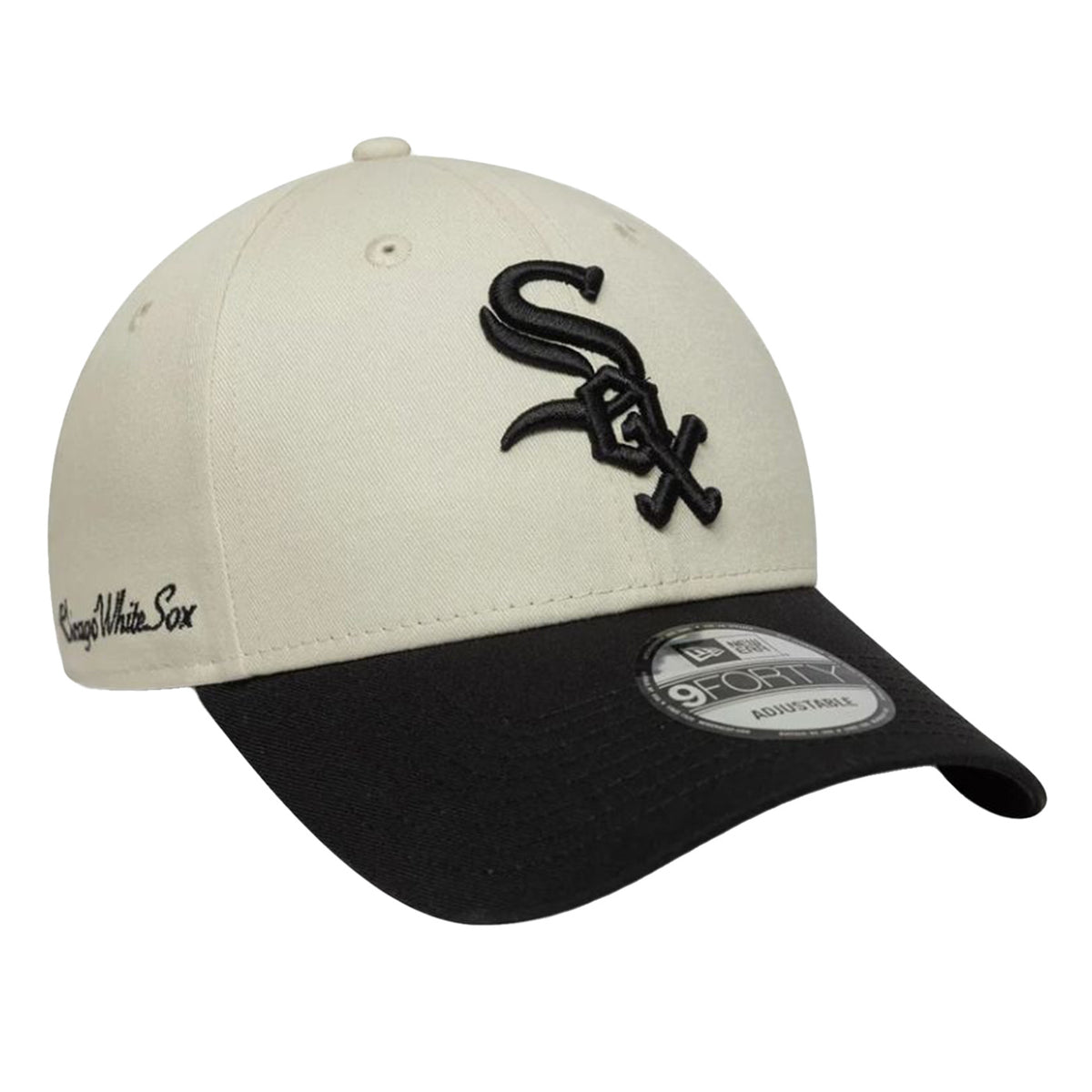 Side Script 9Forty Chicago White Sox Ivory / Black - Cappellino Multicolore 60667551 . NEW ERA 