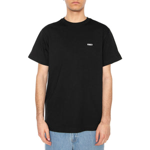 Established Works Bold Tee SS Black - Maglietta Girocollo Uomo Nera 131080365-BLK . OBEY 