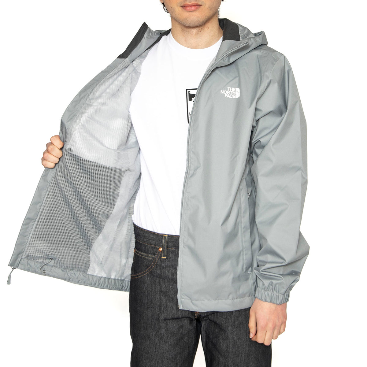 Men's Quest Jacket Eu - Giacca con Cappuccio Uomo Grigia NF00A8AZH5F1 . THE NORTH FACE 