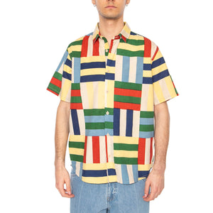 Field Tom Shirt Multicolor - Camicia Maniche Corte Uomo Multicolore MSH00196-MULTICOLOR . THINKING MU 