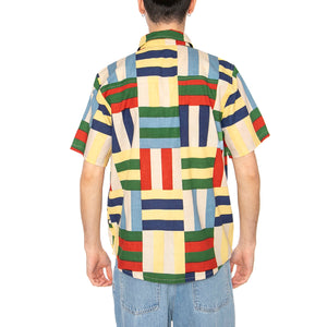 Field Tom Shirt Multicolor - Camicia Maniche Corte Uomo Multicolore MSH00196-MULTICOLOR . THINKING MU 