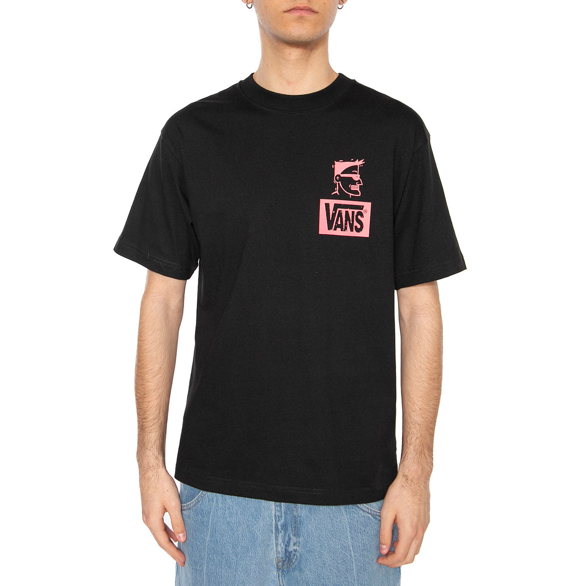 MTE Beachfront SS Tee Black - Maglietta Girocollo Uomo Nera VN000M2WBLK1 . VANS 