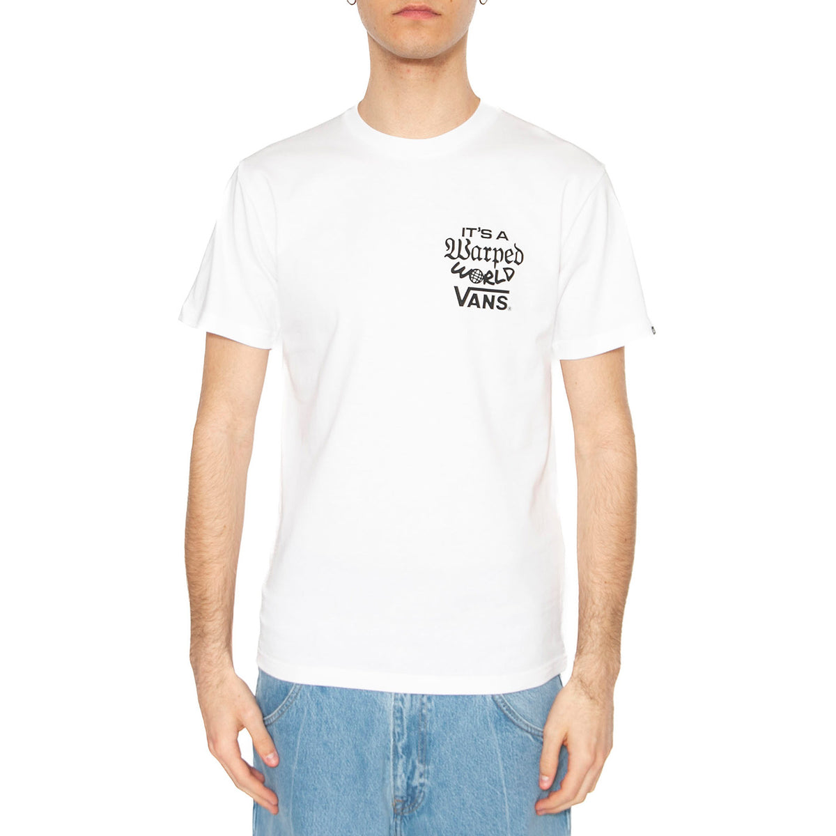 Warped World SS White - Maglietta Girocollo Uomo Bianca VN000M5EWHT1 . VANS 