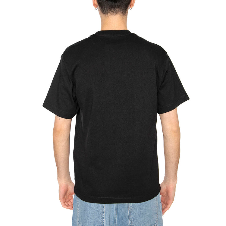 Left Chest II Loose SS Black - Maglietta Girocollo Uomo Nera VN000P1PBLK1 . VANS 