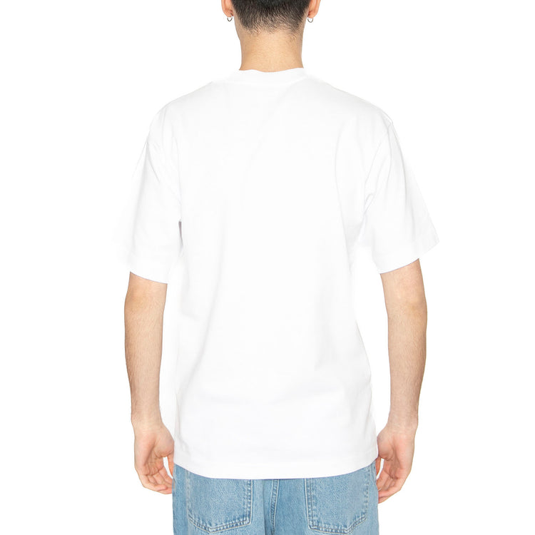 Left Chest II Loose SS White - Maglietta Girocollo Uomo Bianca VN000P1PWHT1 . VANS 