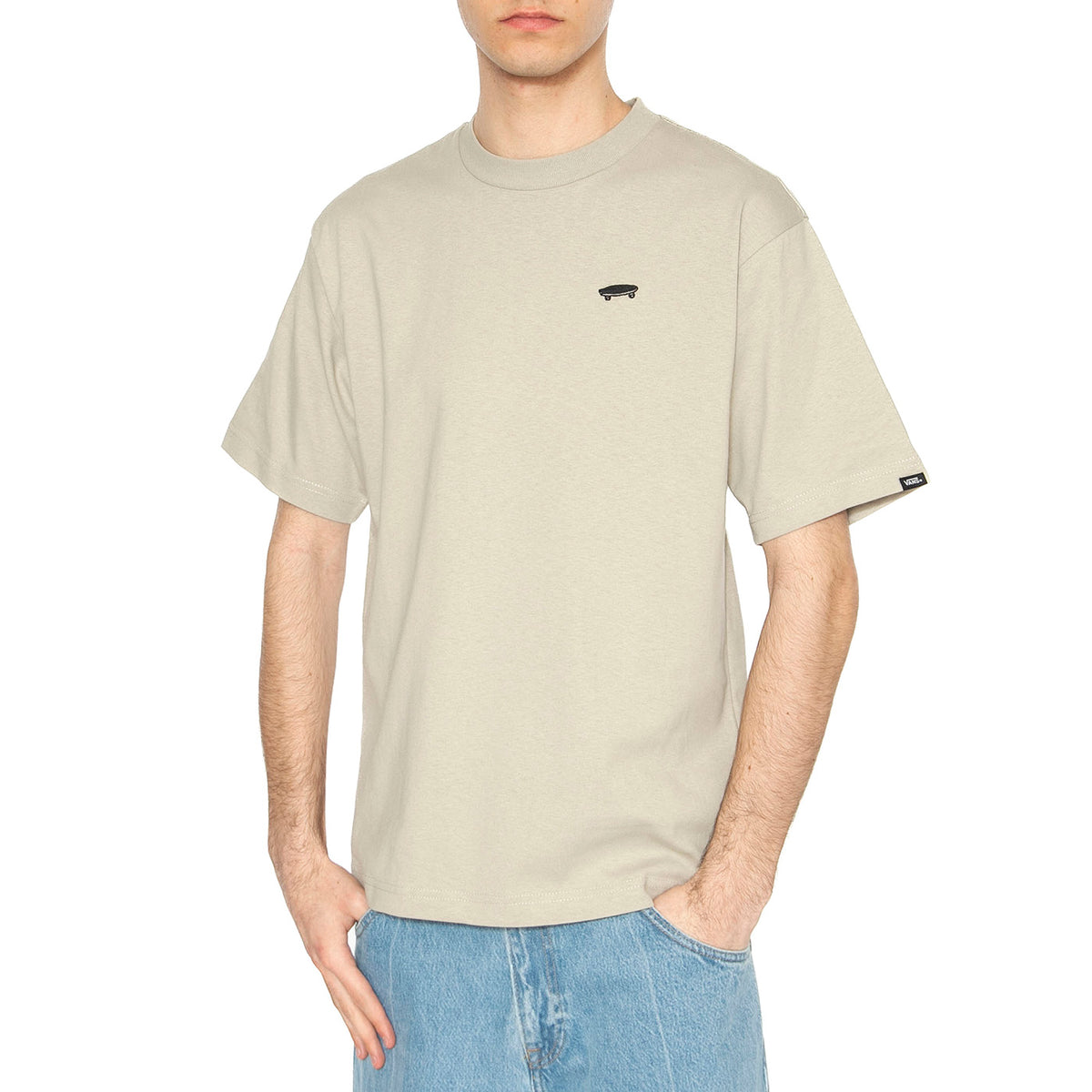 Salton Loose SS London Fog - Maglietta Girocollo Uomo Grigia VN000P56ZUJ1 . VANS 