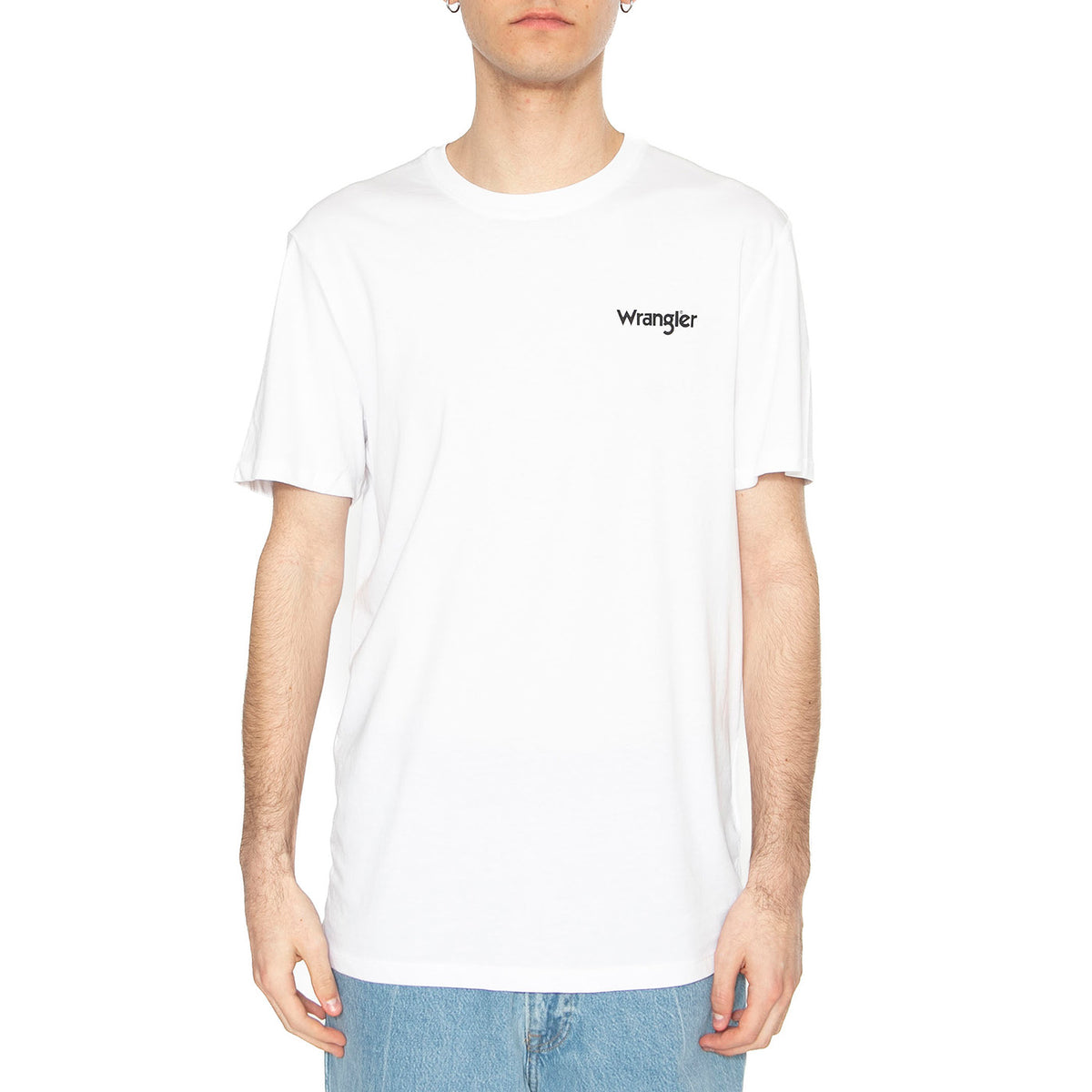 2-Pack Sign Off Tee White / Blue - Set Composto da Maglietta Girocollo Uomo Bianca + Maglietta Girocollo Uomo Blu 112321593 . WRANGLER 