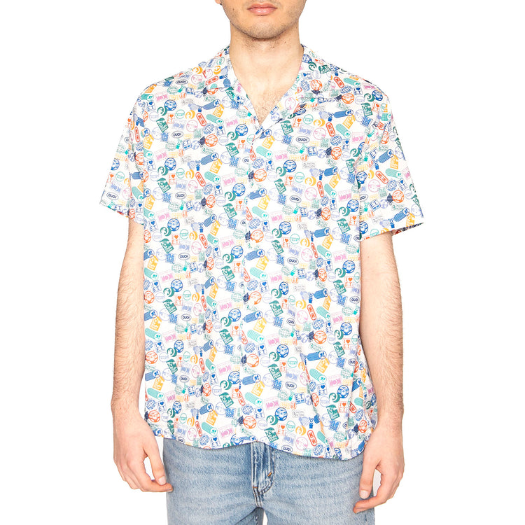 E.T. Since 1982 Aloha Shirt - Camicia Maniche Corte Uomo Multicolore 1887-ALOHA . BRAVA FABRICS 