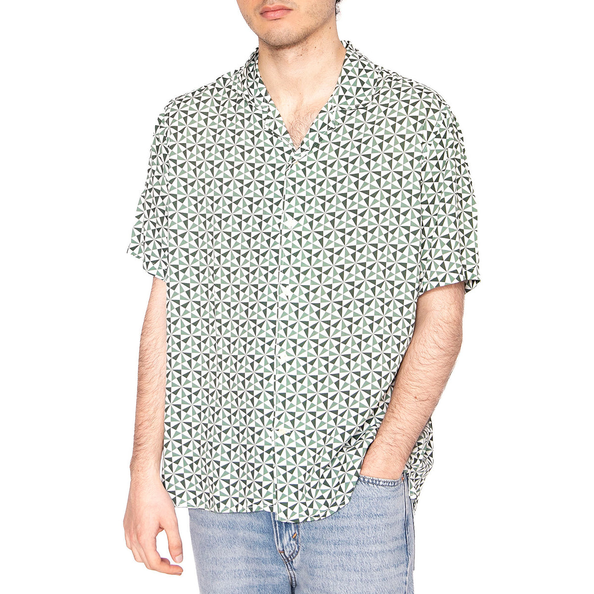 Alhambra Aloha Shirt Morera - Camicia Maniche Corte Uomo Multicolore 1954-MORERA . BRAVA FABRICS 