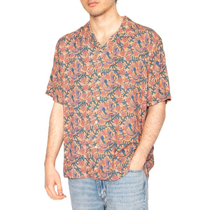 Passerine Aloha Shirt Coiro - Camicia Maniche Corte Uomo Multicolore 1962-COIRO . BRAVA FABRICS 