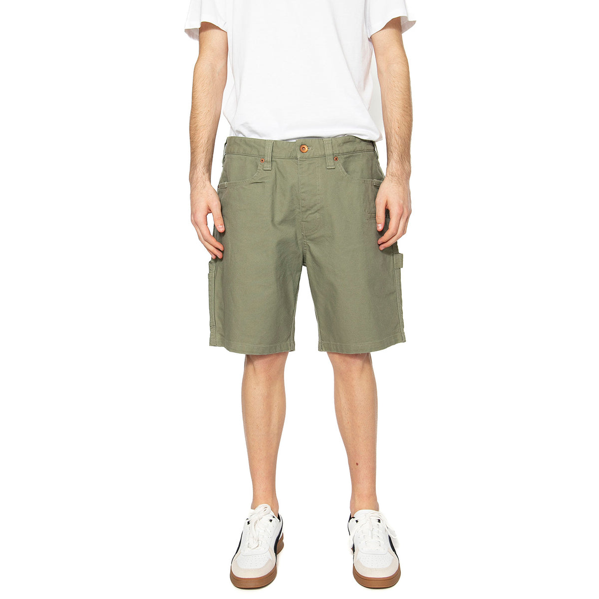 Builders Carpenter Short Green - Bermuda Uomo Verdi 04967-OLVSP . BRIXTON 