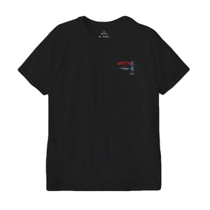GOOD TIME S/S TLRT BLACK - Maglietta Girocollo Uomo Nera 16858-BLACK . BRIXTON 