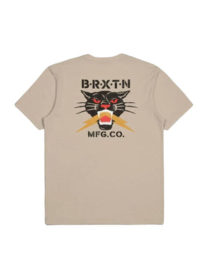 SPARKS S/S TLRT SMOKE GREY - Maglietta Girocollo Uomo Grigia 16861-SMKGY . BRIXTON 