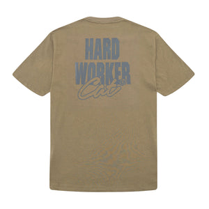 WORKER T-SHIRT MILITARY OLIVE - Maglietta Girocollo Uomo Verde 6010134-12365 . CAT 
