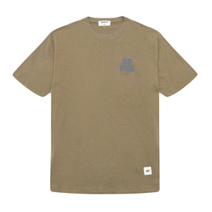 WORKER T-SHIRT MILITARY OLIVE - Maglietta Girocollo Uomo Verde 6010134-12365 . CAT 