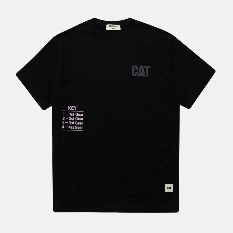 RIMPULL T-SHIRT BLACK - Maglietta Girocollo Uomo Nera 6010152-10158 . CAT 