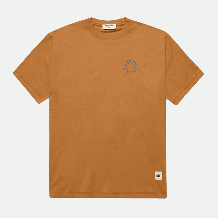 CIRCLE LOGO T-SHIRT DUCK ORANGE - Maglietta Girocollo Uomo Arancione 6010157-16-1432 . CAT 