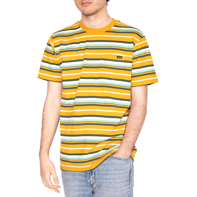 Eureka Knit Tee Multicolored - Maglietta Girocollo Uomo Multicolore 311000100-GLD . DARK SEAS 