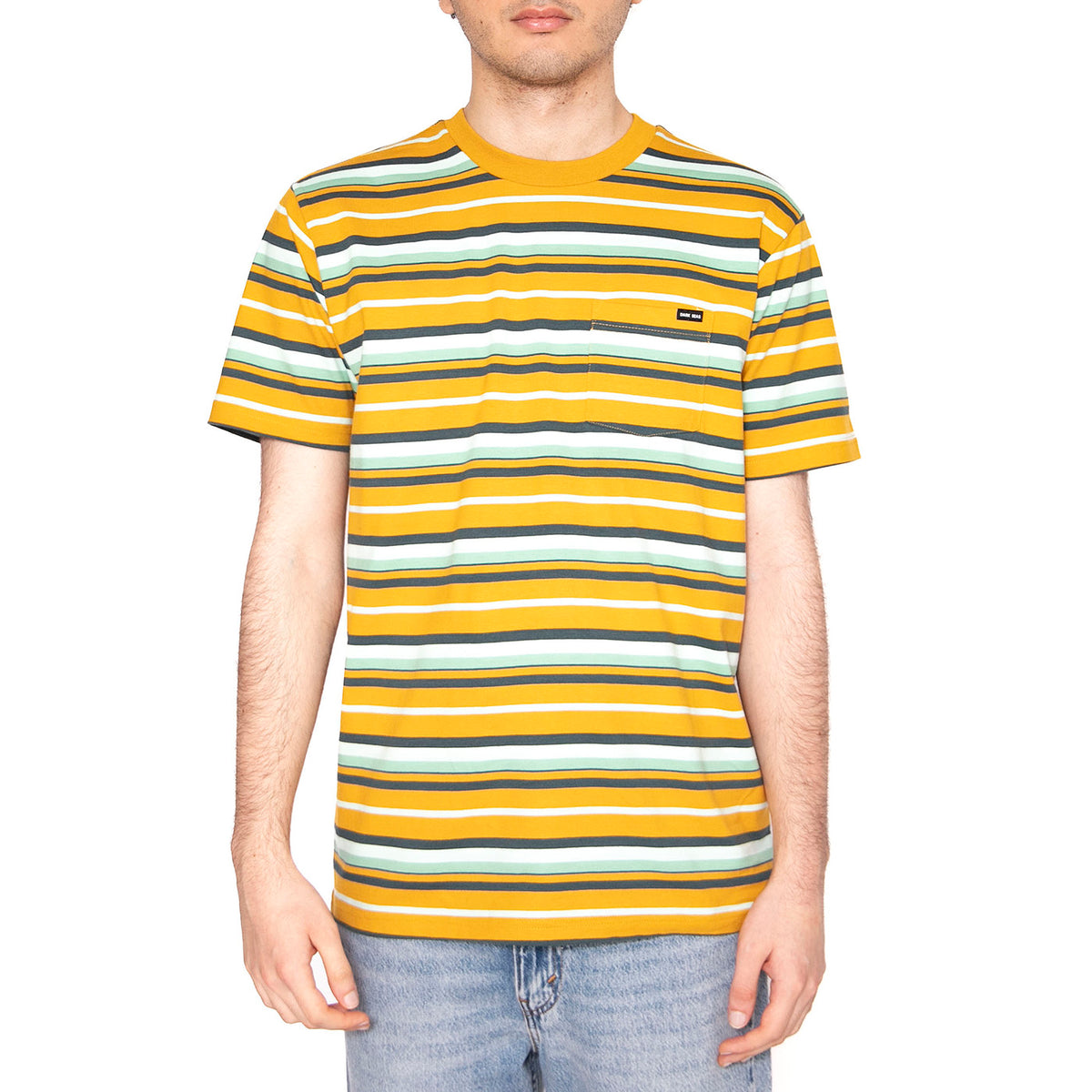 Eureka Knit Tee Multicolored - Maglietta Girocollo Uomo Multicolore 311000100-GLD . DARK SEAS 