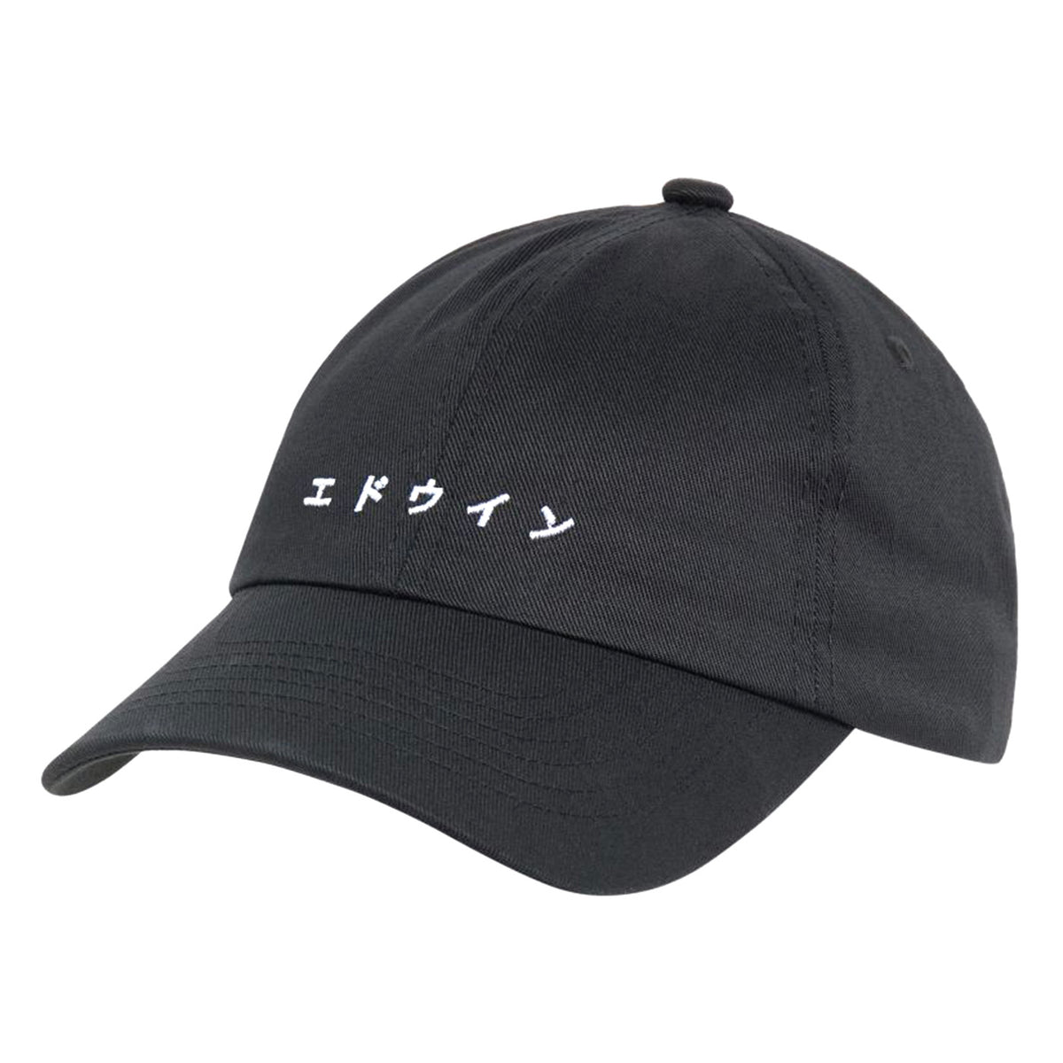 Katakana Cap Black - Cappellino con Visiera Nero I033397.89.99.-89.99 . EDWIN 
