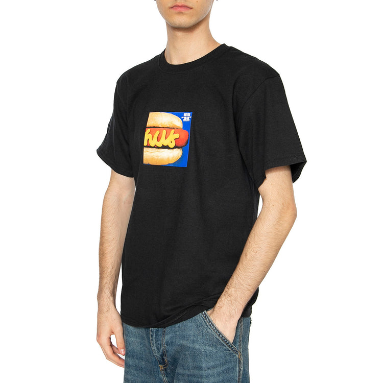 Dirty Water Dog S/S Tee - Maglietta Girocollo Uomo Nera TS01732-BLACK . HUF 