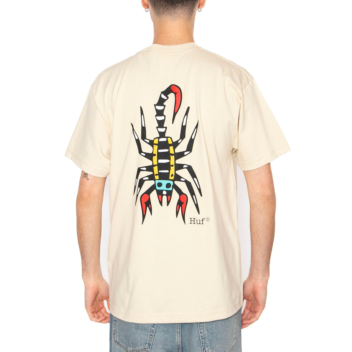 Bledsoe S/S Tee Beige - Maglietta Girocollo Uomo Beige TS02352-STONE . HUF 