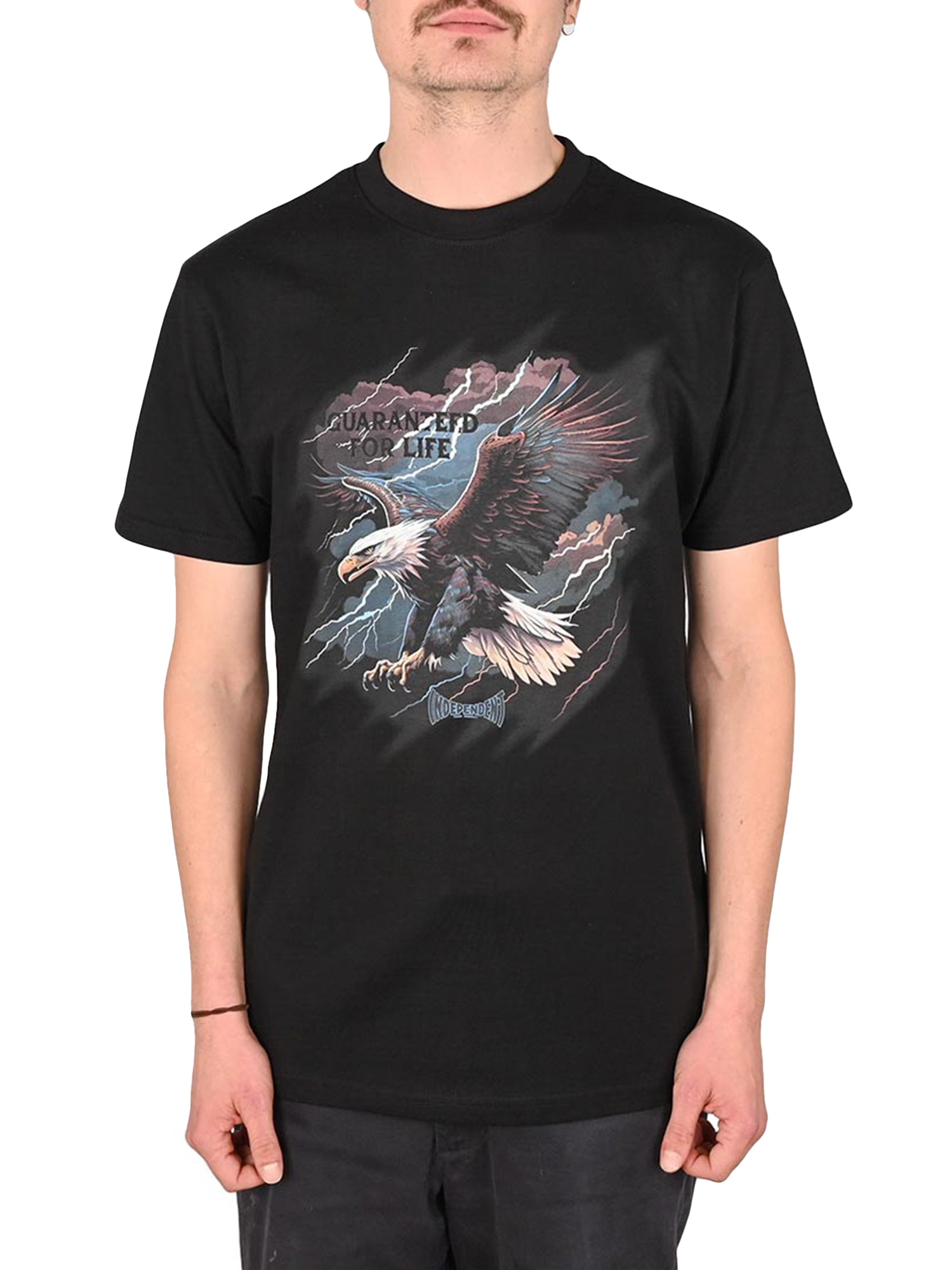 T-SHIRT GFL EAGLE BLACK - Maglietta Girocollo Uomo Nera 319840_1 . INDEPENDENT 