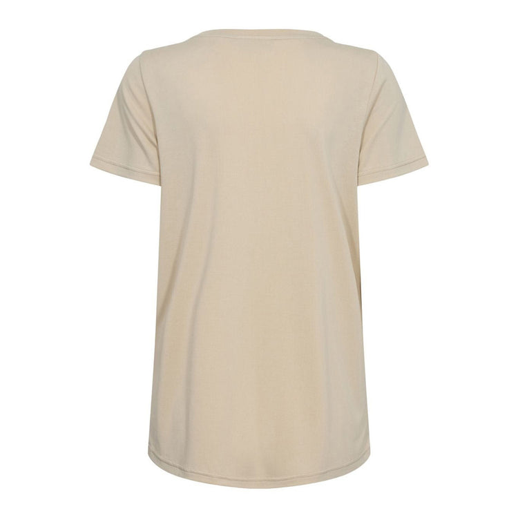 RYNAH 2.0 0281 T-SHIRT BEIGE - Maglietta Girocollo Donna Beige 217180281-1105 . MINIUM 