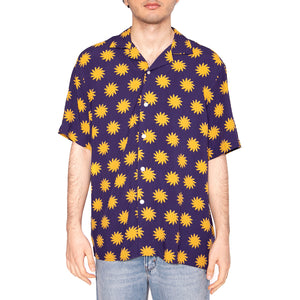 Sunday Sun Viscose Shirt - Camicia Maniche Corte Uomo Multicolore 7005-32-7005-32 . OAS 