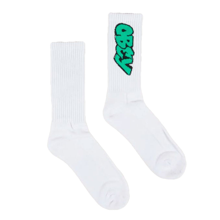 Obey Merton Socks - Calzini Bianchi 100260178-WHT . OBEY 