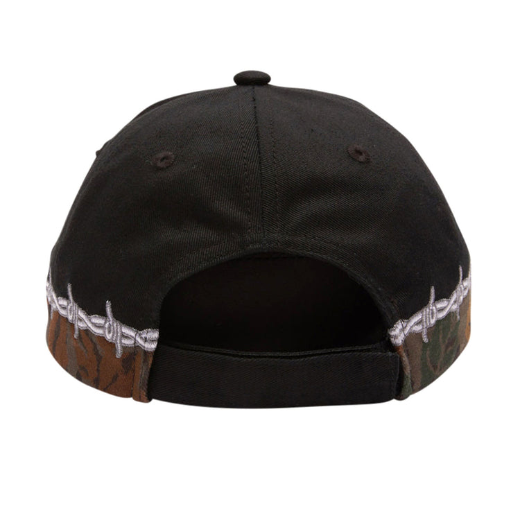 Nopt Right 6 Panels Velcro Black - Cappellino con Visiera Nero 100580397-BKM . OBEY 