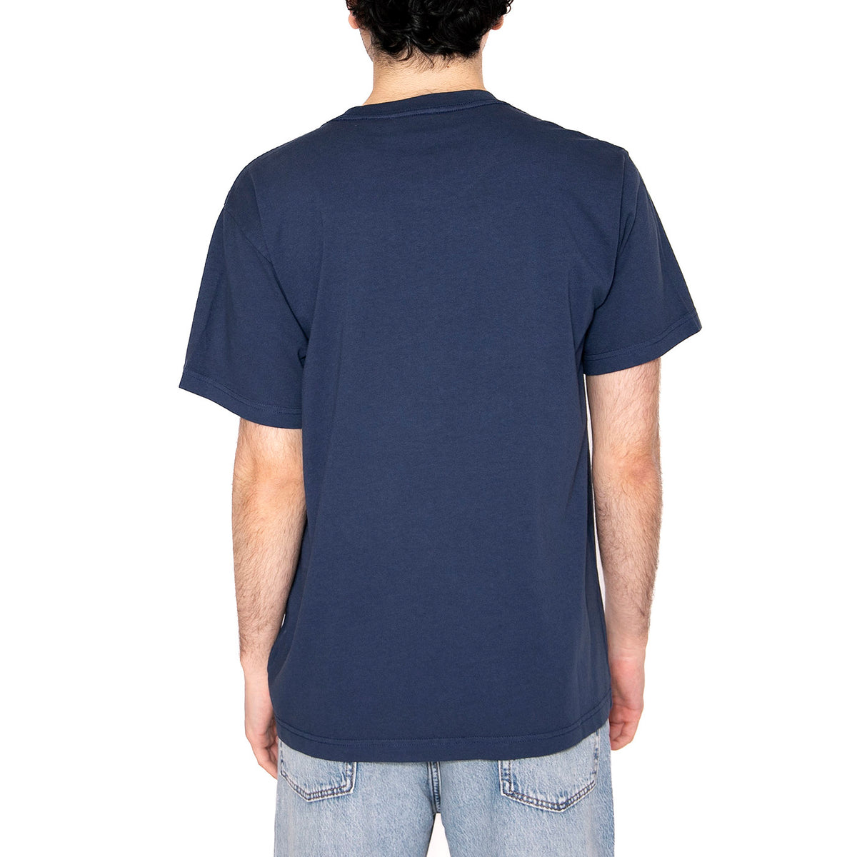 Lowecase Pigment Tee Ss - Maglietta Girocollo Uomo Blu 131080353-ANV . OBEY 