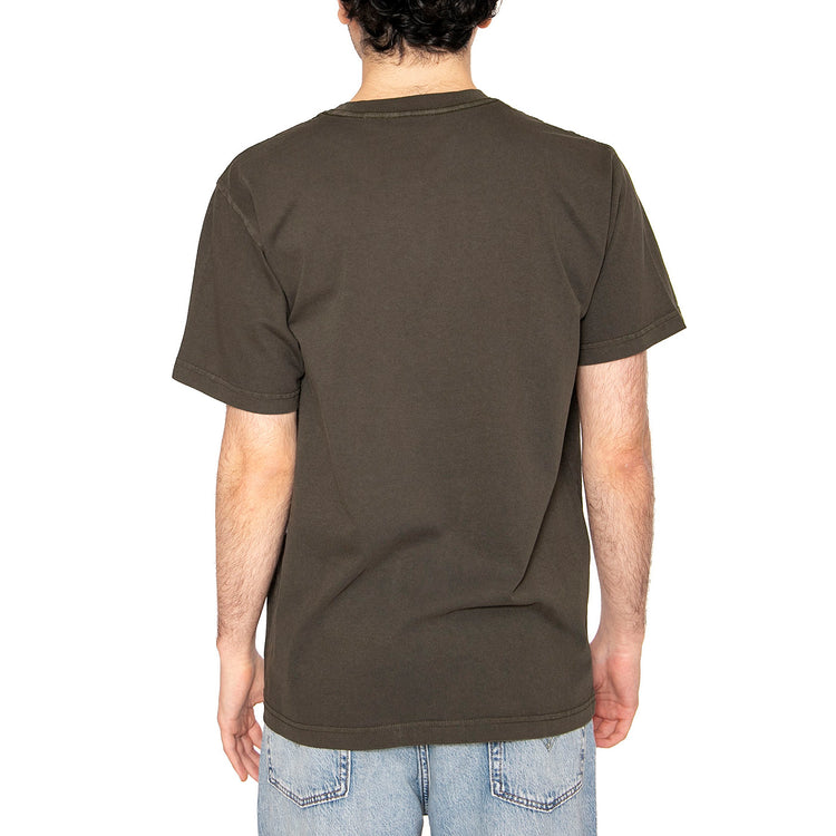 Lowecase Pigment Tee Ss Green - Maglietta Girocollo Uomo Verde 131080353-RSI . OBEY 