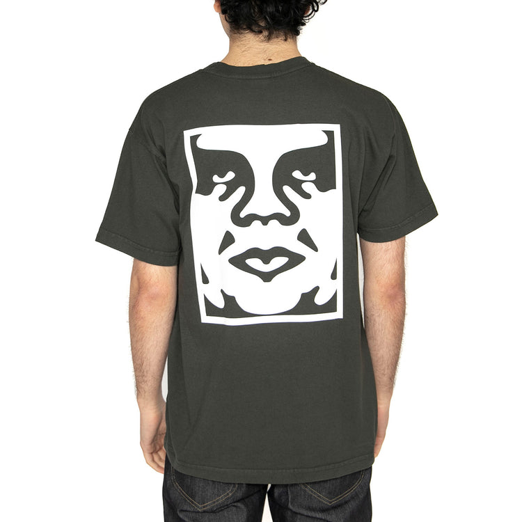 Obey Bold Icon Heavywheight Tee - Maglietta Girocollo Uomo Verde 166913439-RSI . OBEY 