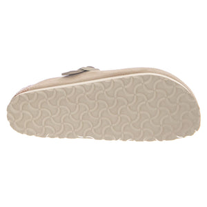 BOSTON SUEDE LEATHER NARROW FIT OYSTER - Sandali Unisex Grigi 1031662 OYT BIRKENSTOCK 