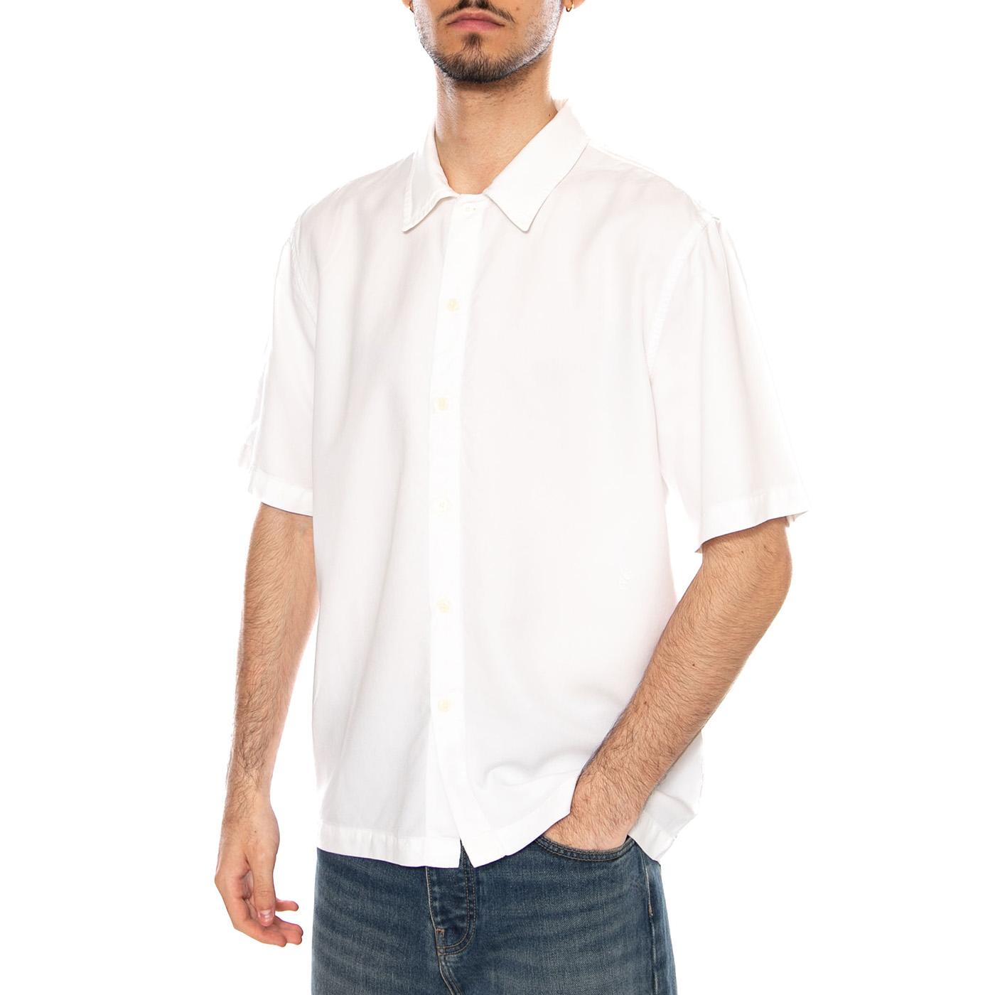 RHYS_MS SHIRT OGG WHITE - Camicia Maniche Corte Uomo Bianca 331313 101 ELVINE 