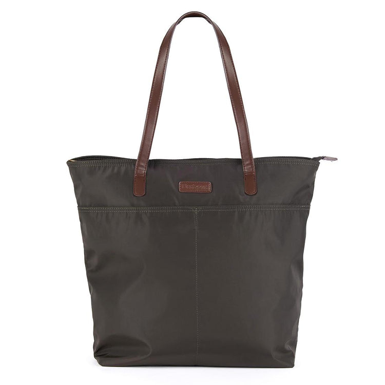 Edderton Tote Bag Olive - Borsa Shopping Bag Marrone 222MLBA0357-OL11  BARBOUR 