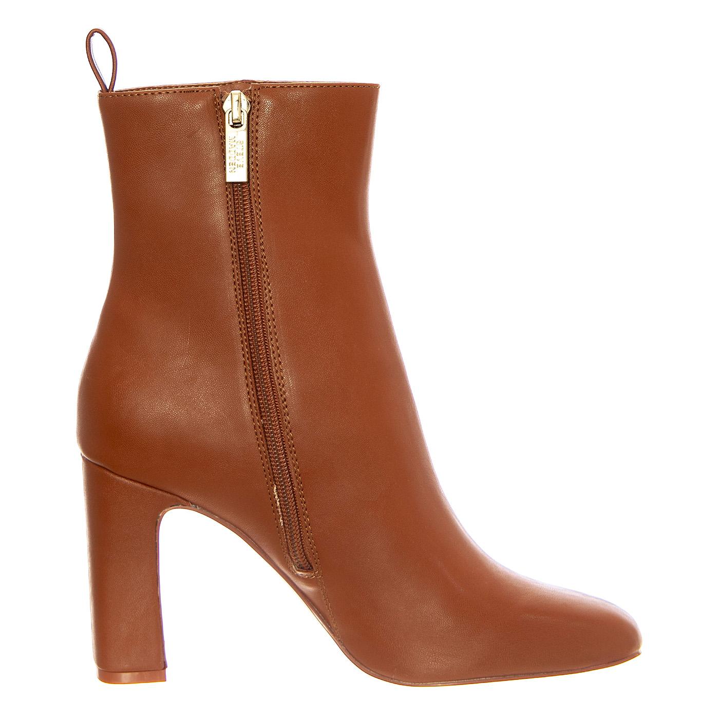 Adelisa Cognac Leather - Stivaletti Donna Marroni SMSADELISA-COG  STEVE MADDEN 