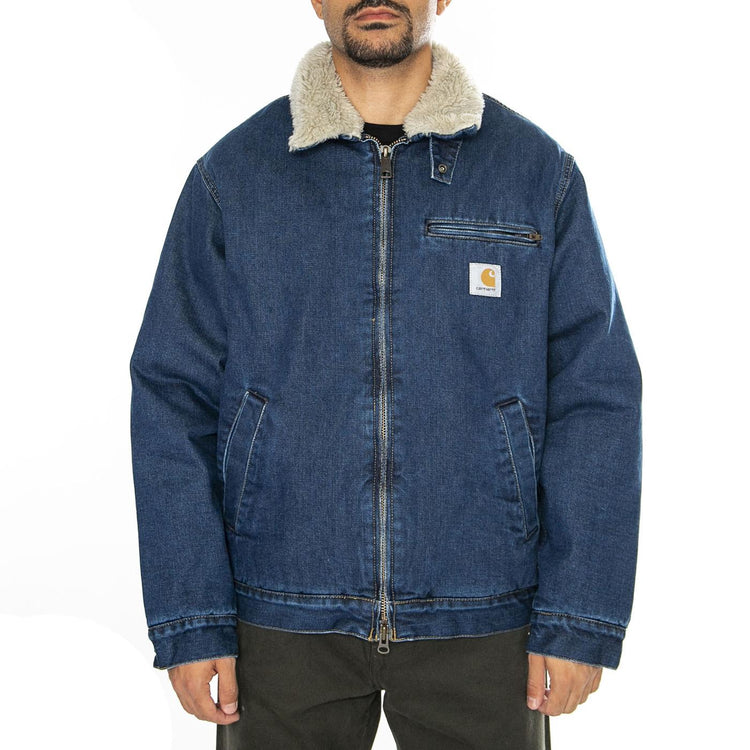 Herald Jacket Blue / Wall stone washed - Giacca Uomo Denim Jeans Blu I033765.2JR06  CARHARTT WIP 
