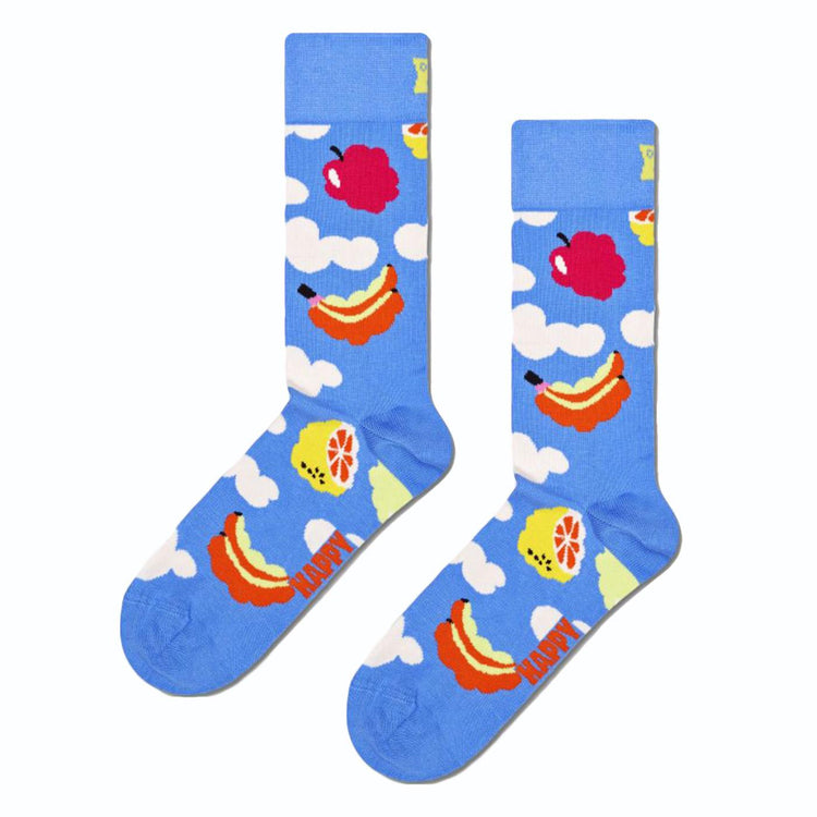 Cloudy Fruit Sock -- Calzini Uomo Multicolore P001551 BLUE HAPPY SOCKS 
