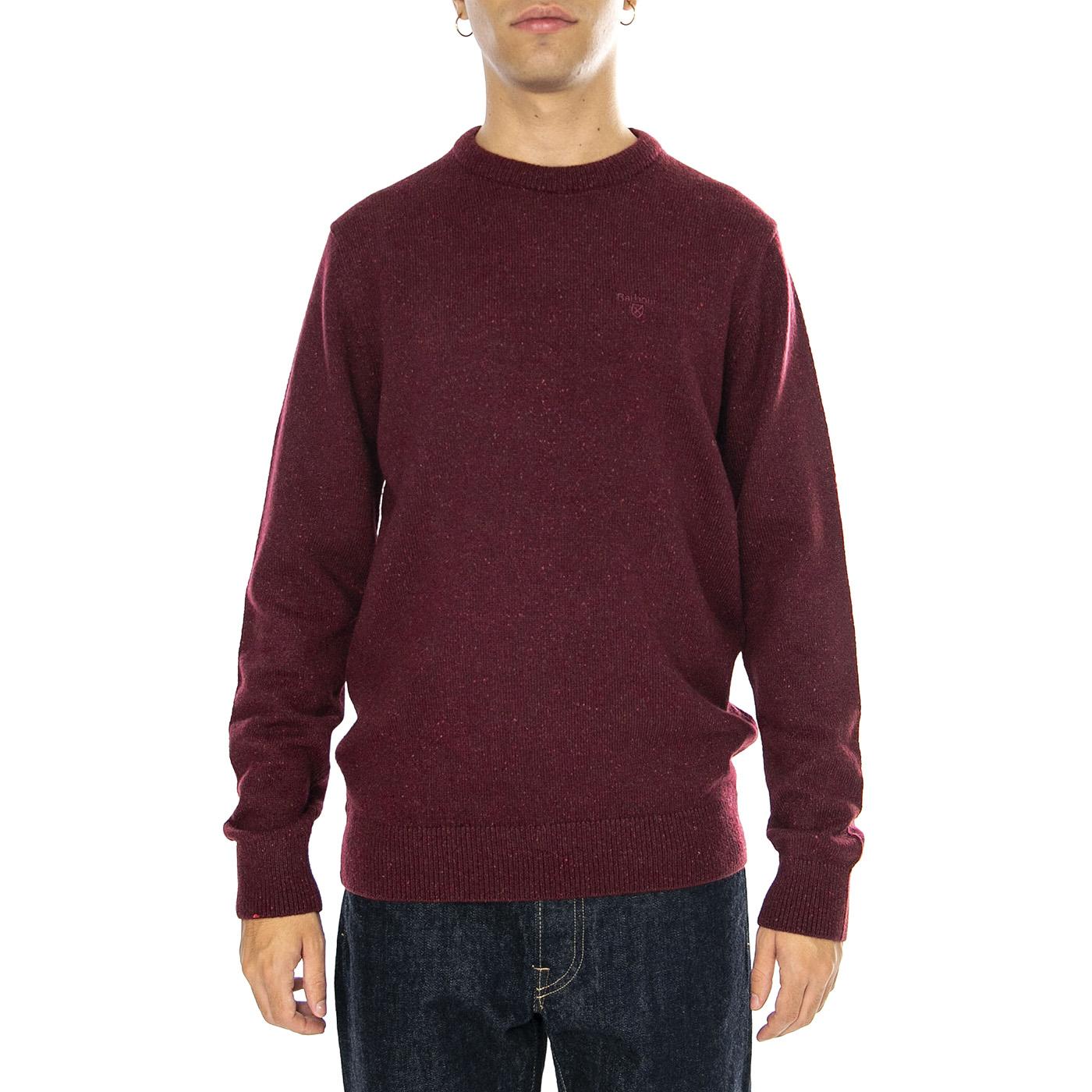 Essential Crew Ruby - Maglione Girocollo Uomo Bordeaux MKN0844-RE56  BARBOUR 