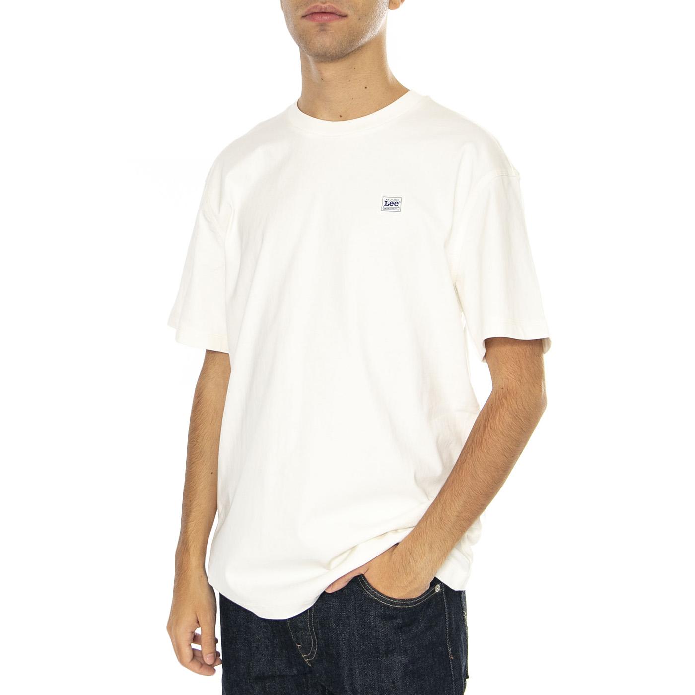 WW Tee Ecru - Maglietta Girocollo Uomo Bianca 112355532-WHITE  LEE 