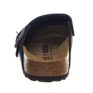 Boston black, Suede Leather - Sandali Uomo Neri 1027067  BIRKENSTOCK 