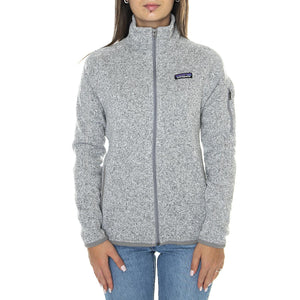 W's Better Sweater Jkt Birch White - Giacca Donna Grigia 25543-BCW  PATAGONIA 