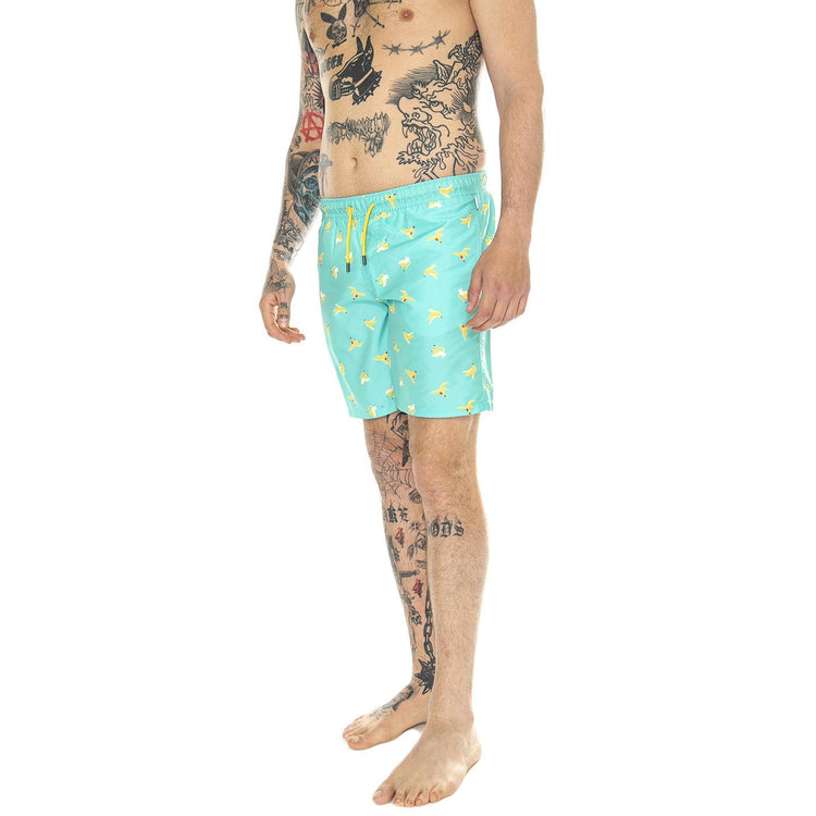Banana Break Long Swimshorts 6700 - Costume da Bagno Uomo Multicolore BAB123-6700-6700  HAPPY SOCKS 