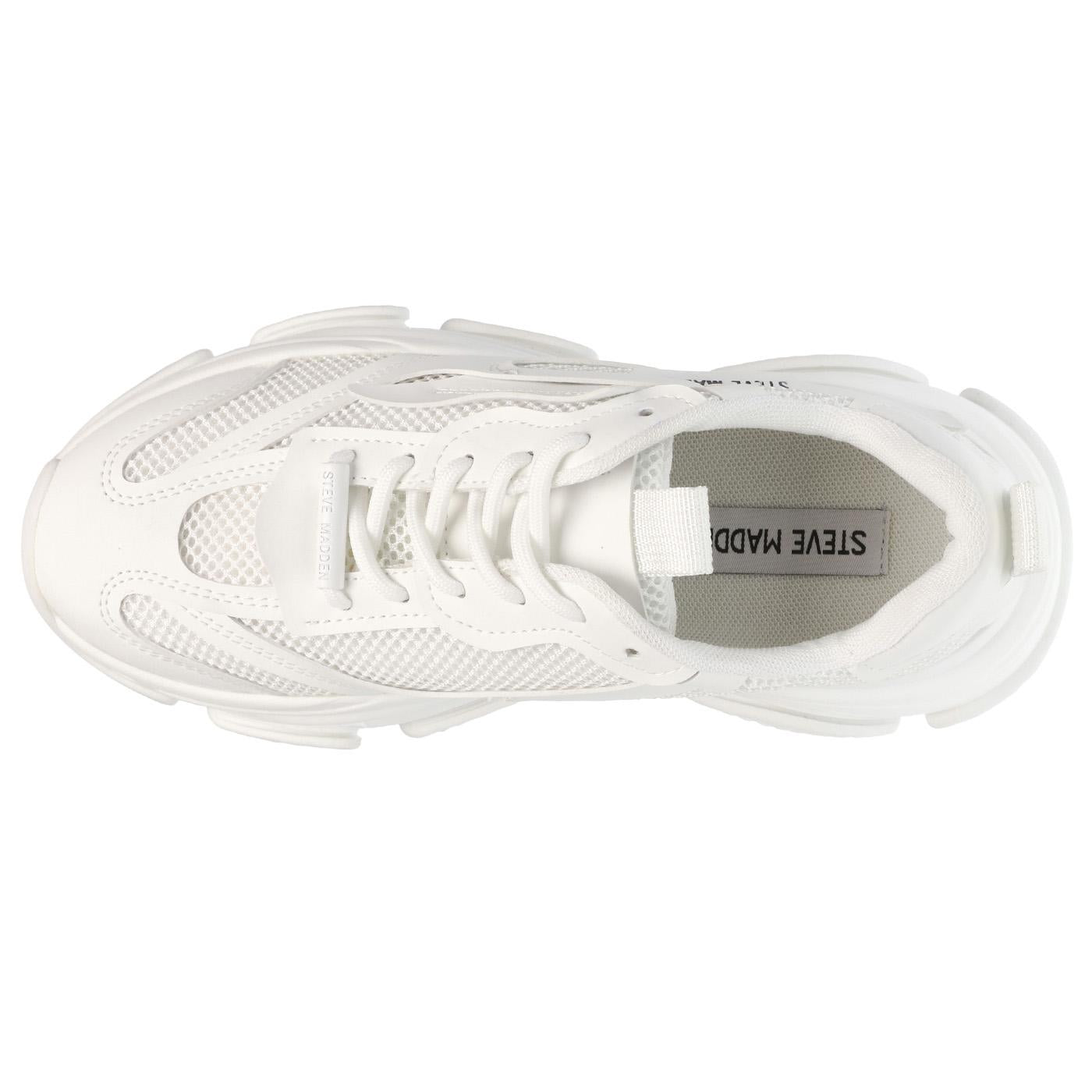 Possession White - Scarpe Stringate Profilo Basso Donna Bianche SMPPOSSESSION-WHI  STEVE MADDEN 
