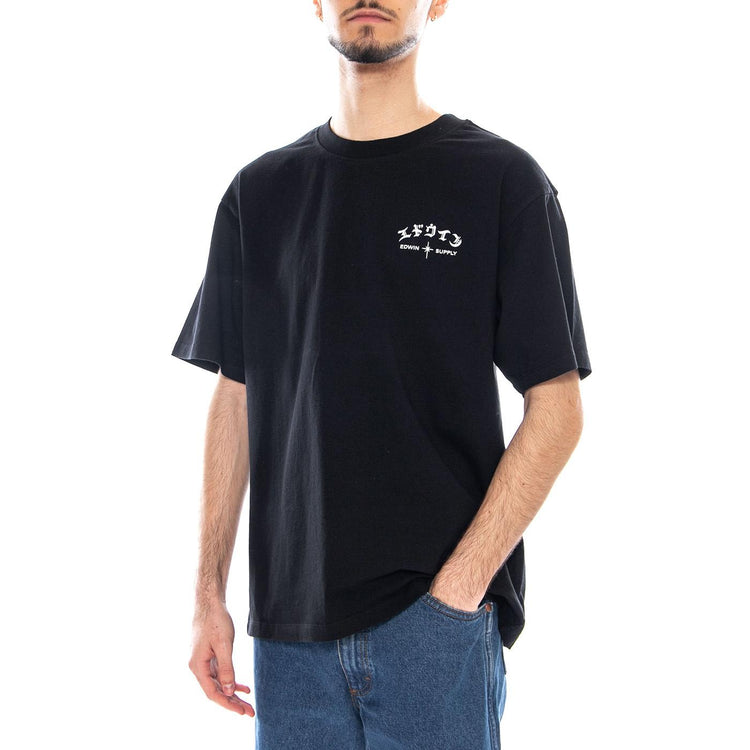 High Life Low Levels Chest TS - Maglietta Girocollo Uomo Nera I035025. 89.67 EDWIN 